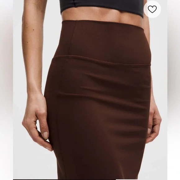 Lululemon Nulu Slim-Fit HR Maxi Skirt | Lava Cake | Size: M - Picture 4 of 6